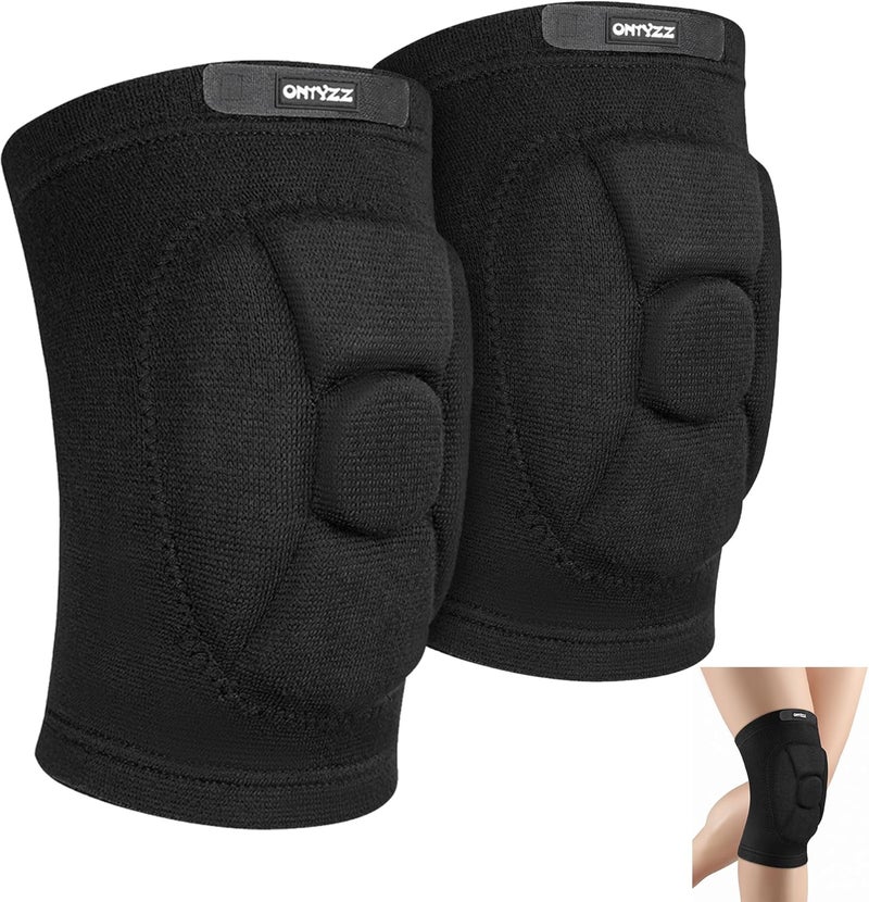 ONTYZZ Kids Knee Pads with Thicken Sponge Padding Breathable Stretchy Cotton Knee Pads Soft Knee Pads Guards Protective for Roller Skateboard Bike Scooter Outdoor Sports - Image 1